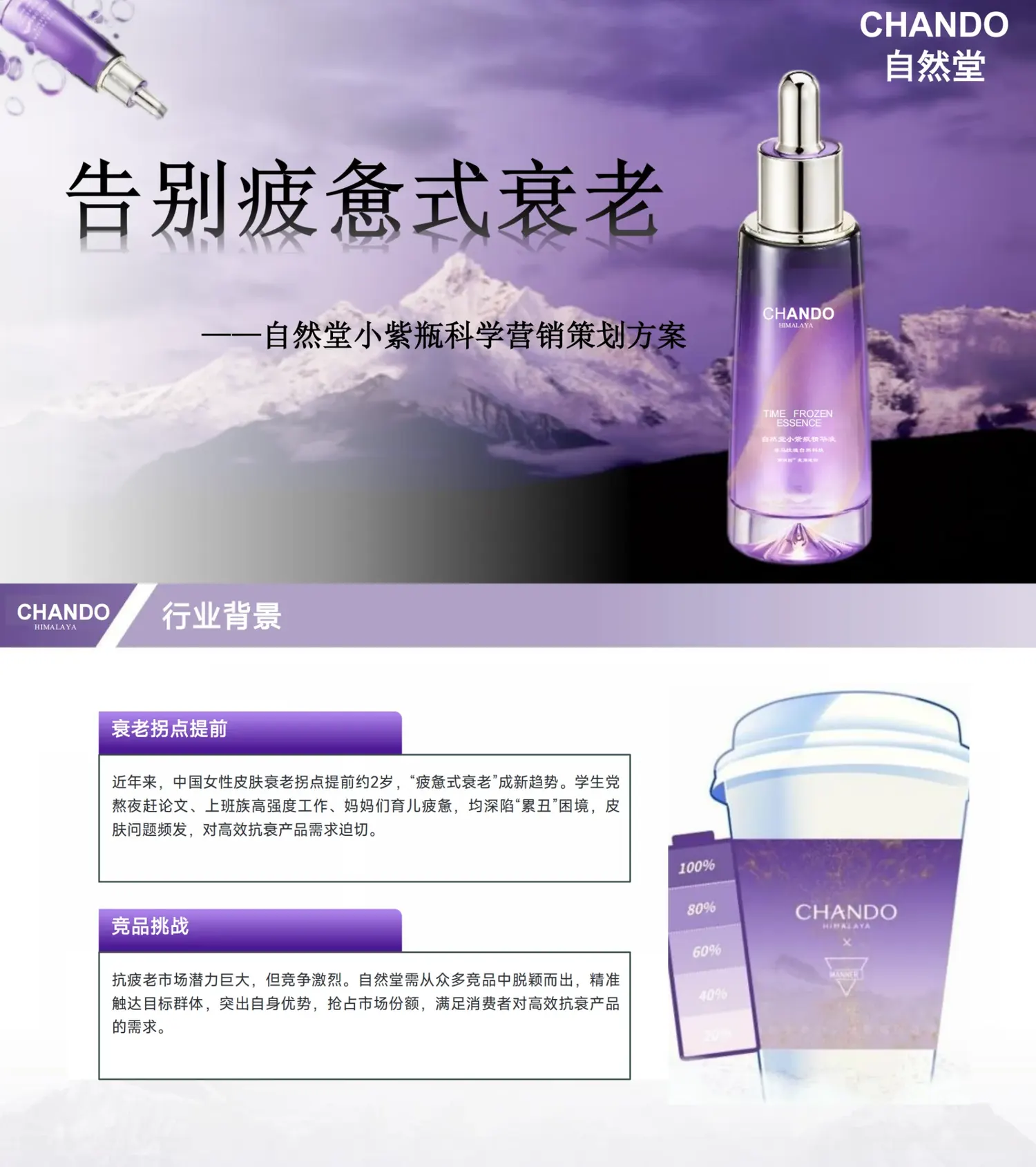告别疲惫式衰老营销海报 1